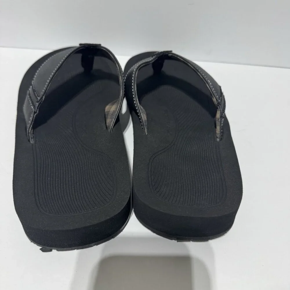 Bruno Marc Mens Flip Flop Sandals Black Size 11 M